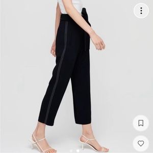 Wilfred Jallade Tie-Front Pant in Black/Oak -Size 0
